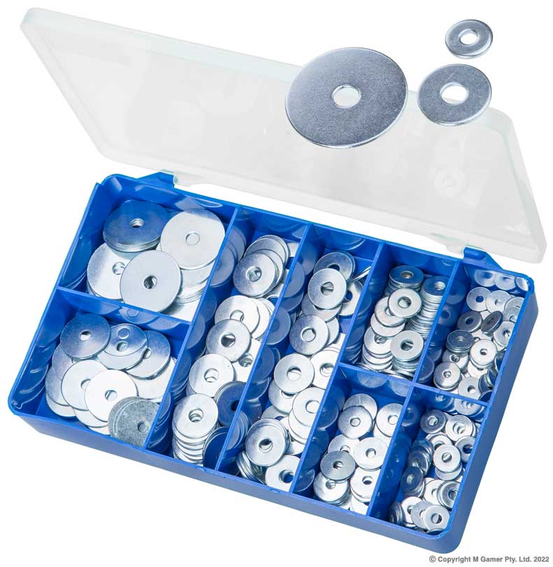 Small Zinc Plated Fender (Penny) Washers